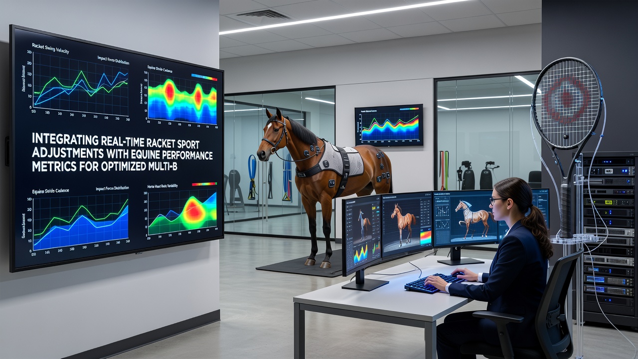 Dashboard screenshot showing synchronized tennis and horse racing data feeds for accumulator adjustments