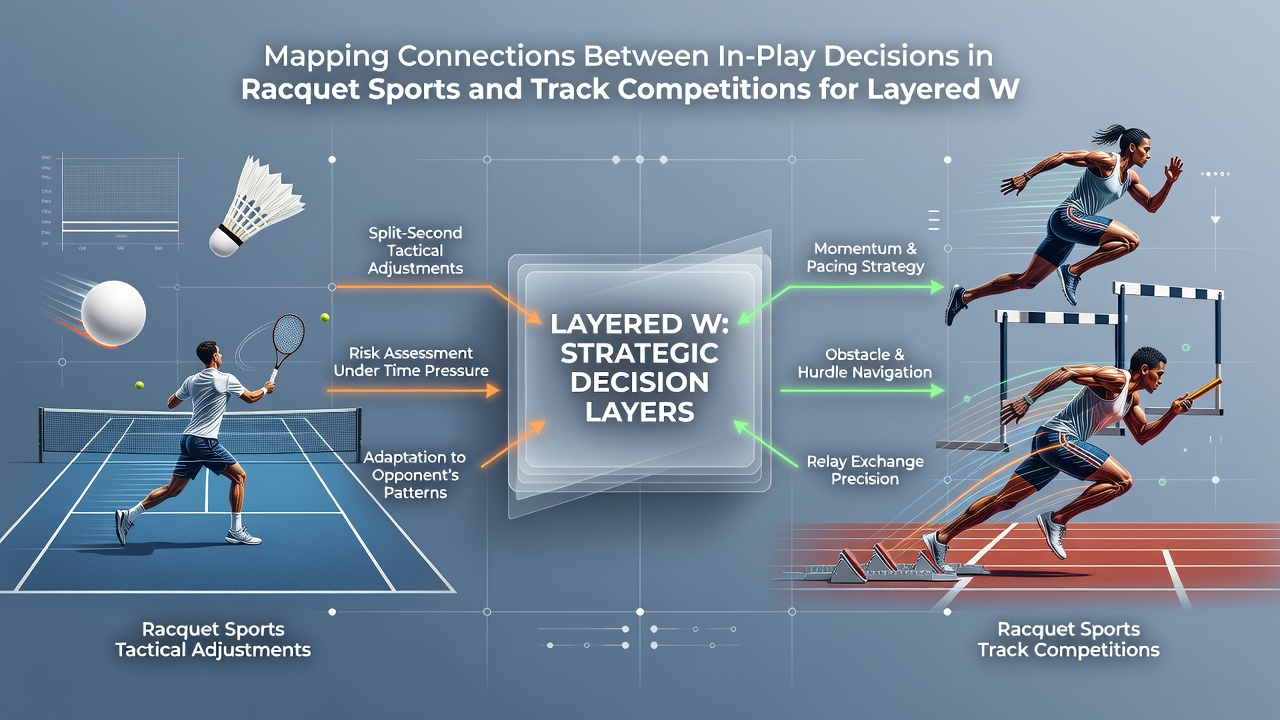 Flowchart illustrating layered wager construction linking tennis momentum shifts with horse racing sectional data