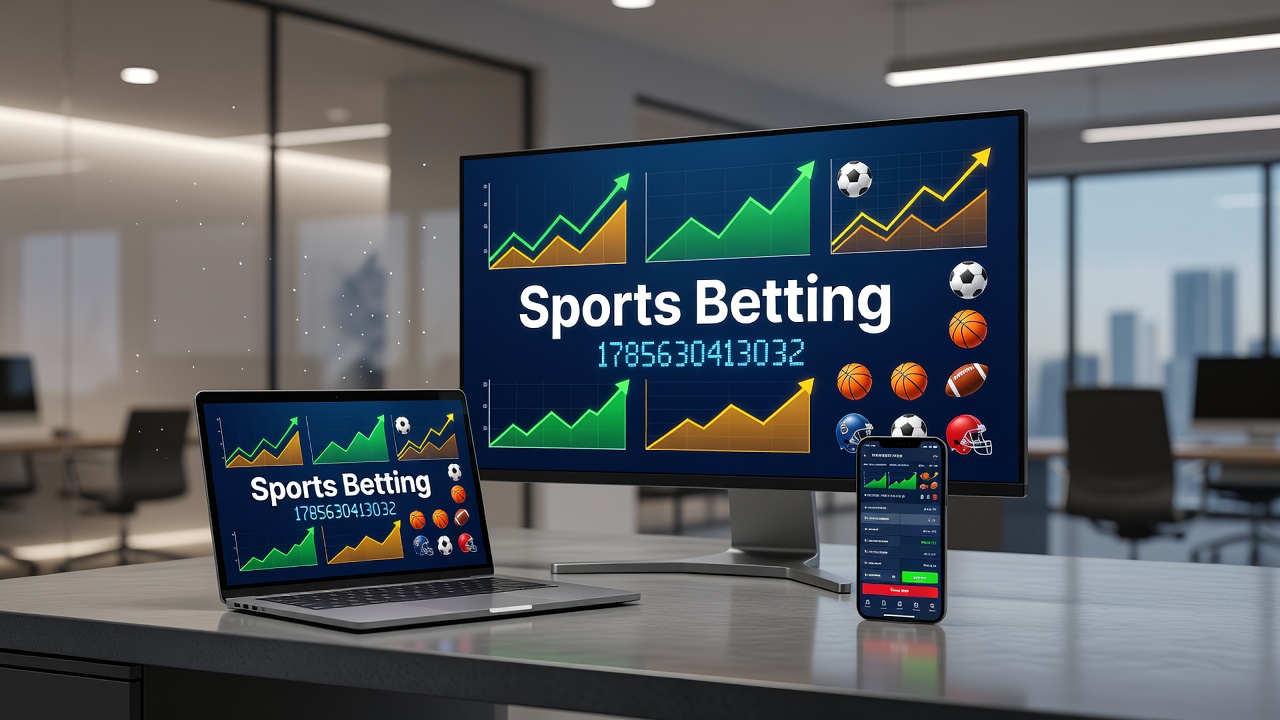 Sports betting interface on a smartphone showing live odds for football and tennis matches