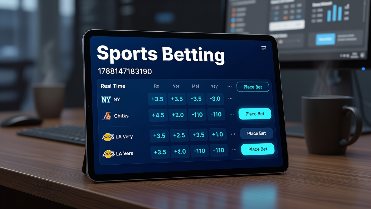 Live betting interfaces and data analytics in sports wagering
